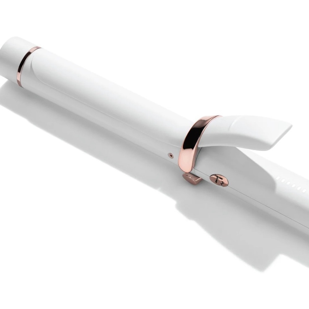 T3 White and Rose Gold Curling Iron